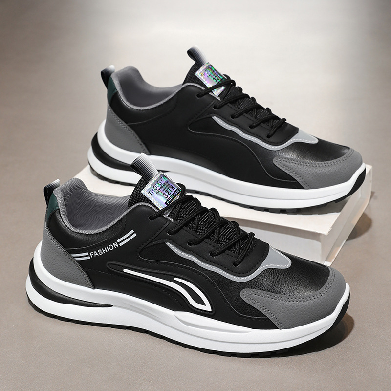2025 zapatos de invierno para hombres nuevos zapatos deportivos transpirables de moda para hombres con suela gruesa antideslizante zapatos de skate casuales zapatos de papá