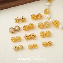 18k����ɫ�Wʽ�����U�ո��������ֹ�diy����������Ʒ�������