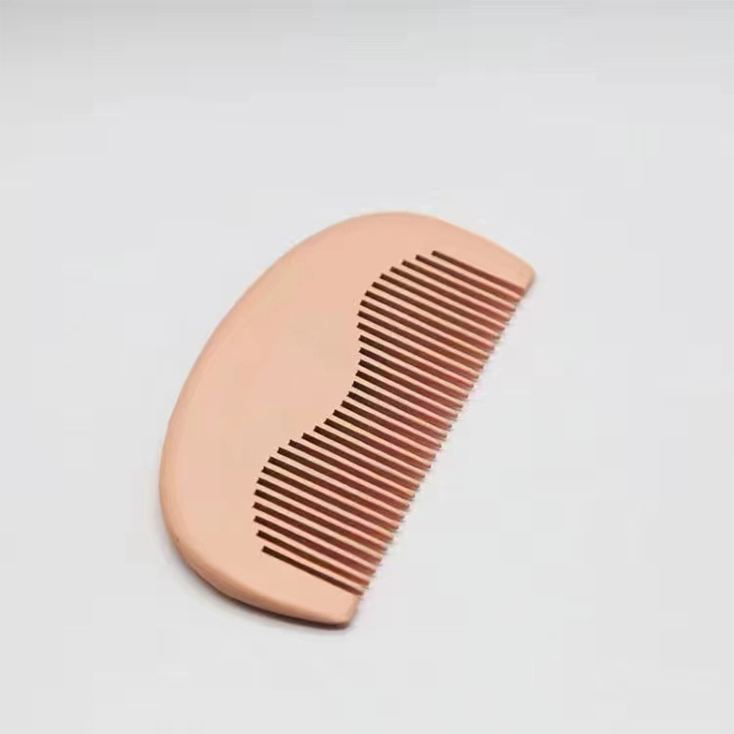 G family small bag comb printed LOGO set peach wood comb beige color pink beauty comb linen small floral bag with