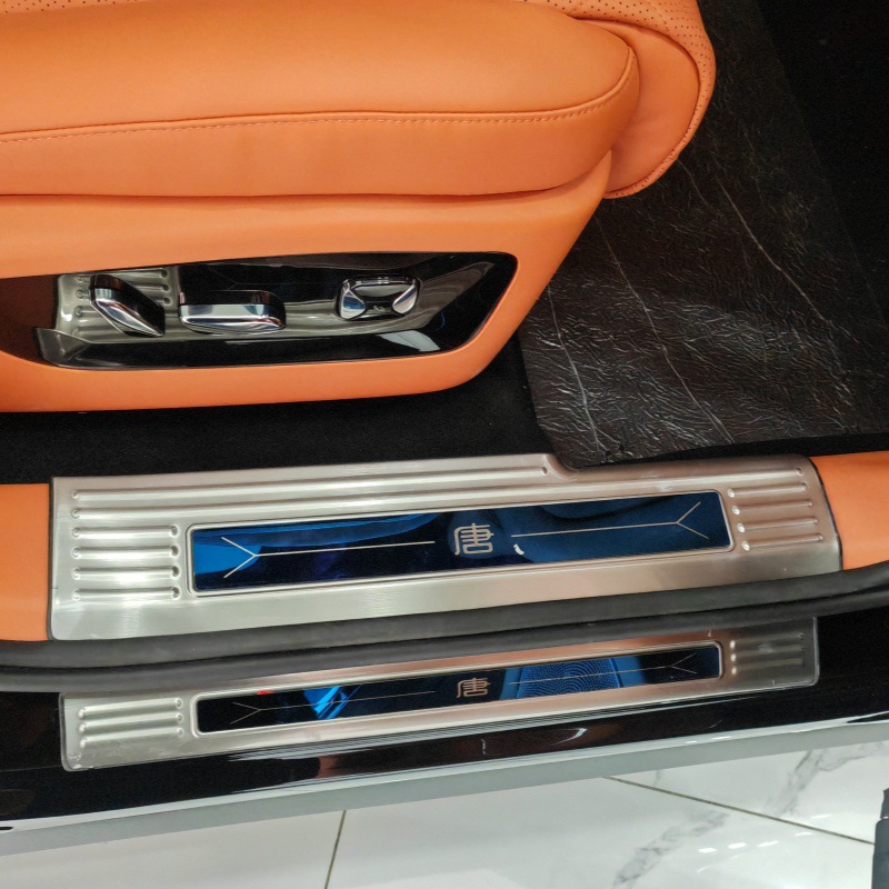 Suitable for 26 Byd Models, Stainless Steel Door Sill Strips and Rear Guard Plates, Modified Anti-Scratch Pedals, Byd Stainless Steel Welcome Pedals