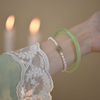 Bracelet jade from pearl, 14 carat, internet celebrity, Birthday gift