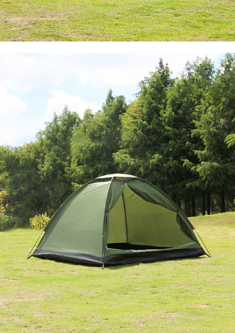 Hand-Assembled Tent, Outdoor Travel Equipment, Single-Layer Lightweight Portable Mountaineering Camping Tent, Sun Protection, Thickened Camping Tent, Warm-Keeping
