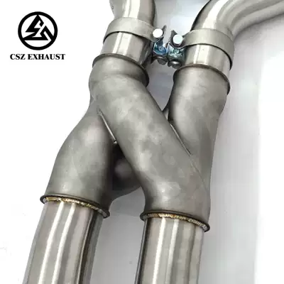 3.0T with resonator, equal-length – Exhaust pipe