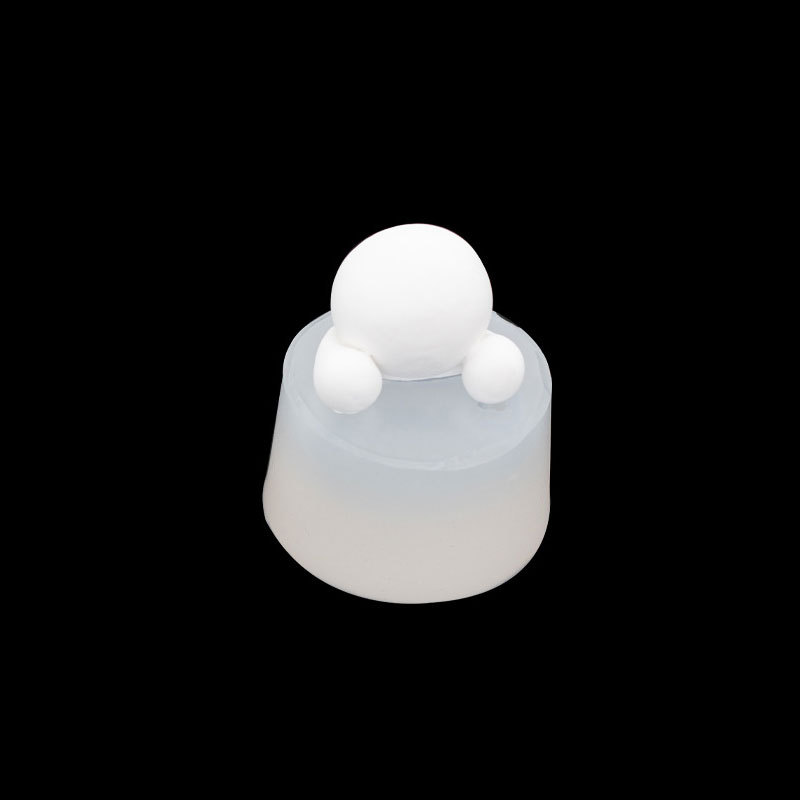 Muñeca de dibujos animados de silicona molde DIY jabón hecho a mano aromaterapia vela molde para hornear Fondant molde de pastel de chocolate