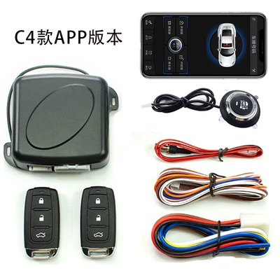 Car anti-theft device Start + Remote Start + - c4-with-mobile-app-control-english-version
