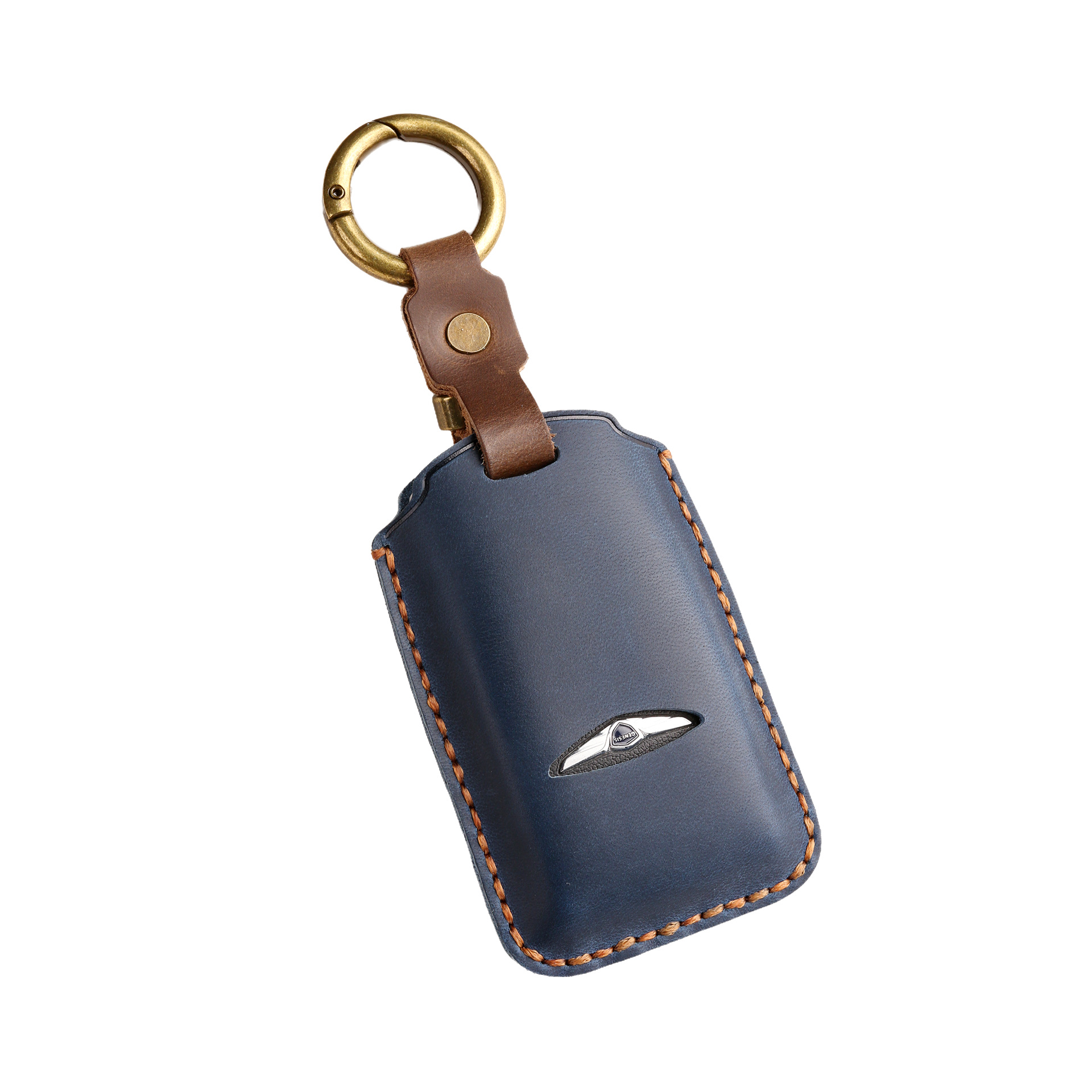 Retro Key Cover Suitable for Genesis Old Model Genesis Pure Handmade Genuine Leather Buckle Case