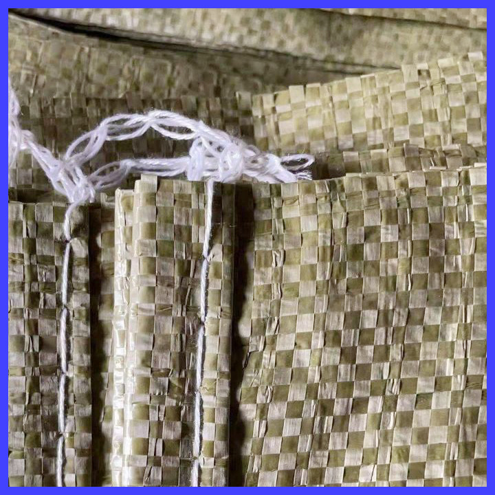 厂家直销蛇皮白色塑料蛇皮袋子防水定做加厚覆膜编织袋