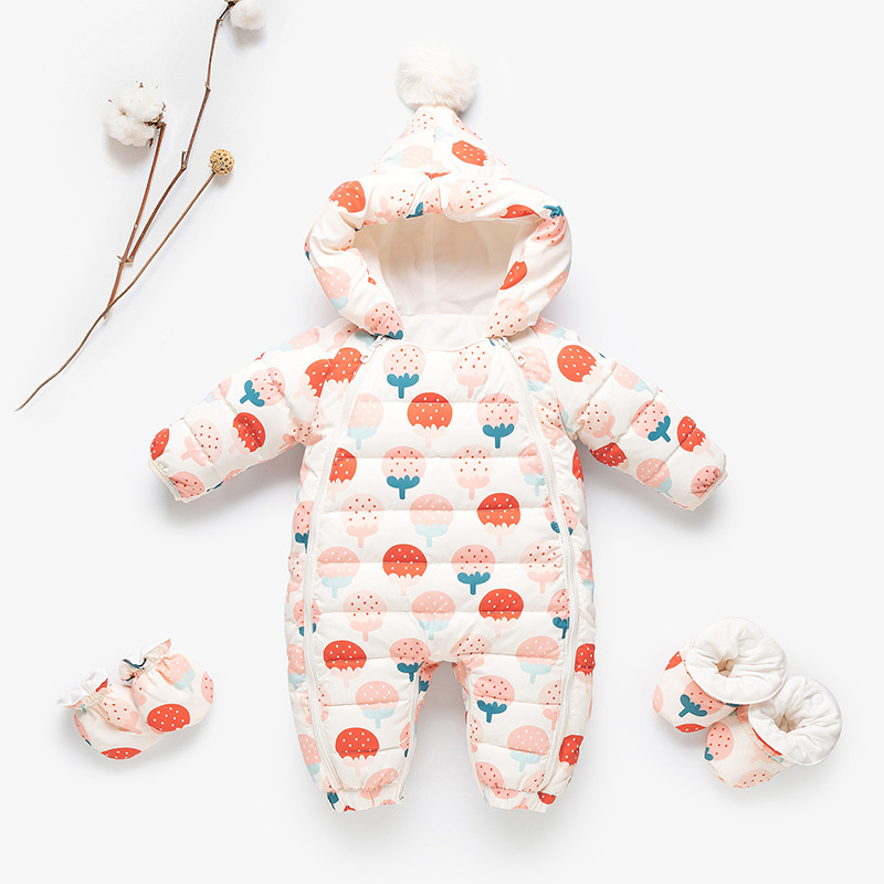 2026 baby one-piece down jacket, outdoor crawling suit, toddler winter outfit, newborn baby clothes, baby romper, baby wrap