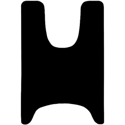 Wire Loop Wear-Resistant Foot Pad — Electric vehicle foot mat - pure-black-without-pictures-free-velcro-nxt-2025-model