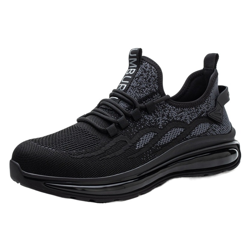 Nuevos zapatos de seguridad transfronterizos cómodos y ligeros zapatos de seguridad anti-Smashing anti-piercing zapatos de trabajo de punta de acero transpirables para hombres