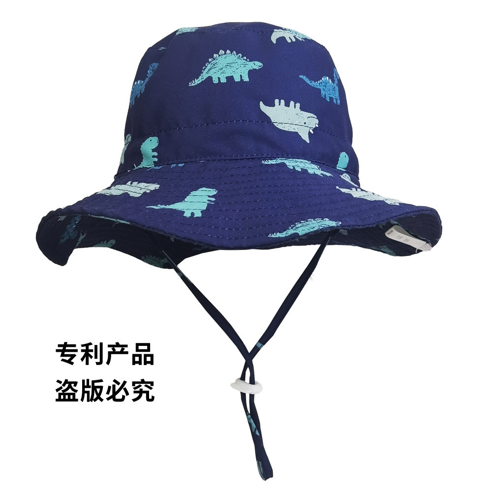 【Bin】新款春夏儿童帽防紫外线UPF50+太阳帽男女童渔夫帽大檐帽
