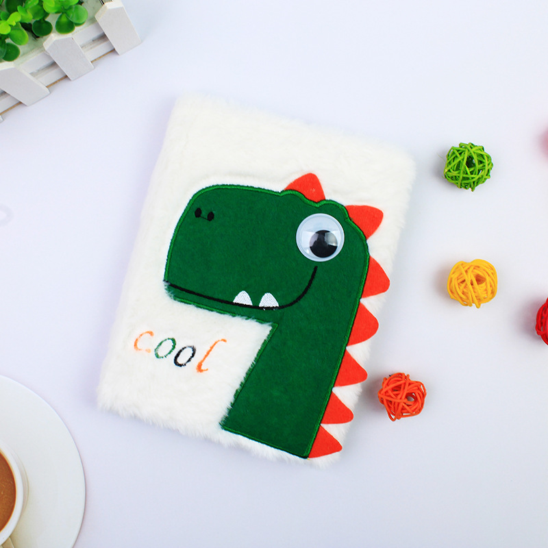 Nuevo creativo 32k cuadernos de peluche bordados lindos dibujos animados niños estudiantes juguetes regalos cuadernos transfronterizos