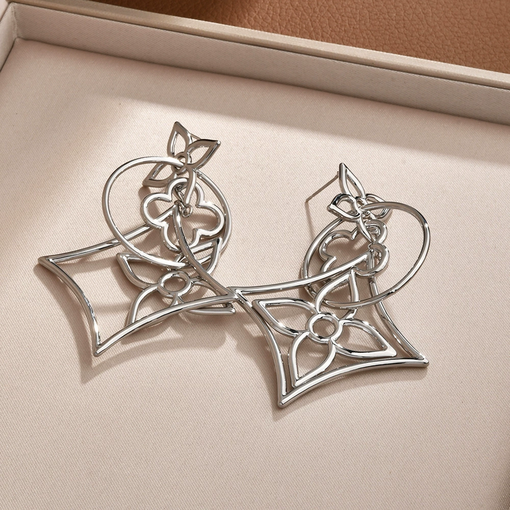 Серебряная игла, спираль от комаров, серьги, серебро 925 пробы, легкий роскошный стиль, высококачественный стиль