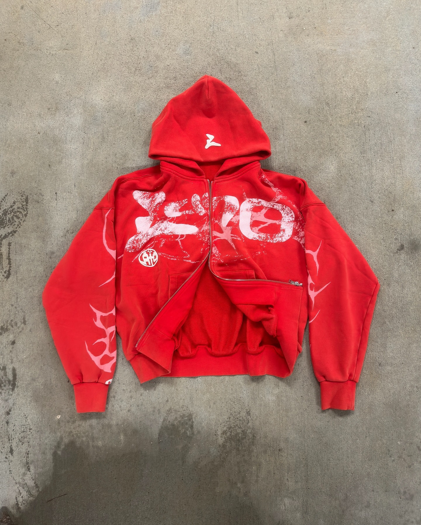 Y2k Double Layer Hoodie Jacket Unisex Gothic Harajuku Style_voghion.com