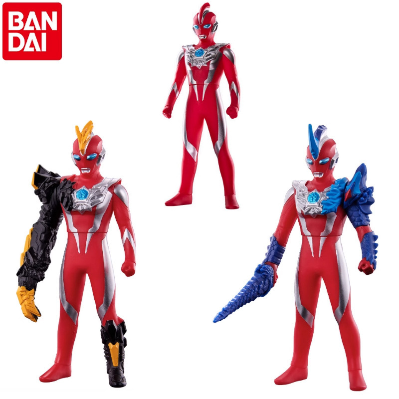 Bandai Ultraman Series Omega Tiga Ultraman Composite Type 500 Soft Plastic Figure