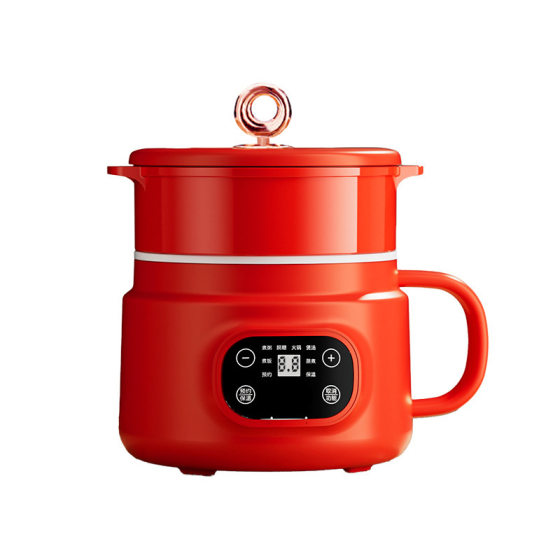 Multi-functional Electric Pot Electric Hot Pot Electric Cooking Pot Household Electric Rice Cooker Steaming and Cooking Integrated Electric Rice Cooker One-person Non-stick Pot