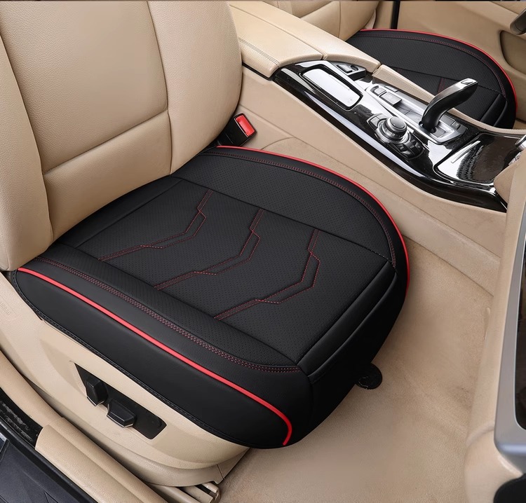 Car Seat Cushion, Universal for All Seasons, Breathable and Comfortable, Half-Cover Seat Pad, Single-Piece Car Interior Cushion, Rear Seat Cushion for Vehicle