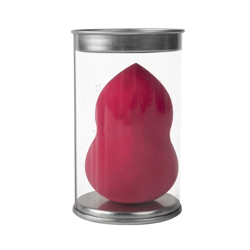 Esponjas y borlas de maquillaje al por mayor, ultra suaves, empaquetadas individualmente, a granel, en recipientes, cajas de lata y latas.