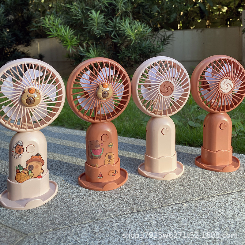 新款礼品支架空调小风扇充电桌面创意玩具户外手持迷你