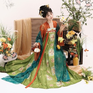 25 New [Spring Know] Tang-made Hanfu Women's Restoration Style Chest-length Skirt Original Daily Fairy Spring and Summer New