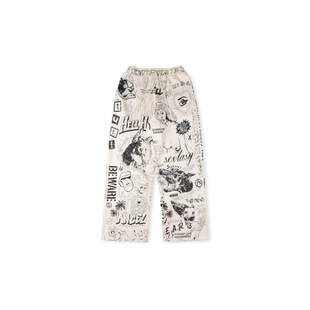 25FW ٩��ͬ�� DOG pants ��ʽ�͹Ź��^ӡ����Ů�\�����e�Lѝ