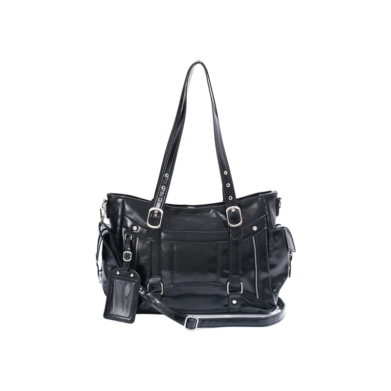 Korean Niche Retro Hot Girl Large-Capacity Tote Bag 2026 New Sweet-Cool Biker Style Commuter Crossbody Shoulder Bag Korean Niche Retro Hot Girl Large-Capacity Tote Bag 2026 New Sweet-Cool Biker Style Commuter Crossbody Shoulder Bag