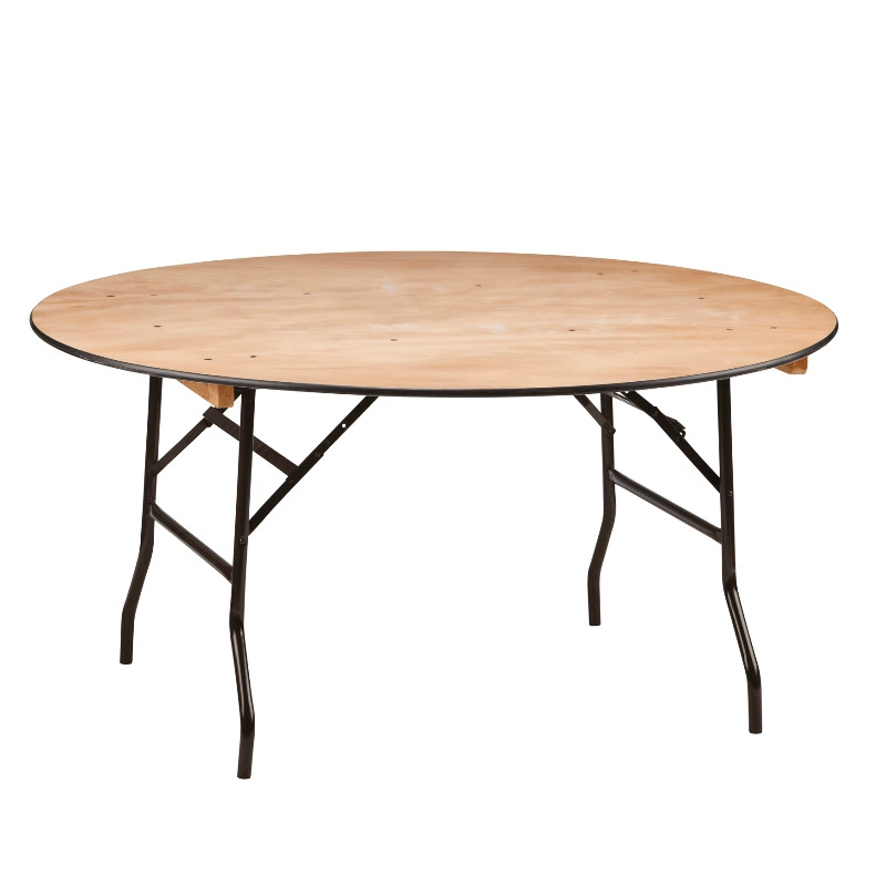 Внешняя торговля Экспорт деревянный складной круглый стол открытый банкет Круговой Складной Стол Банкетный стол