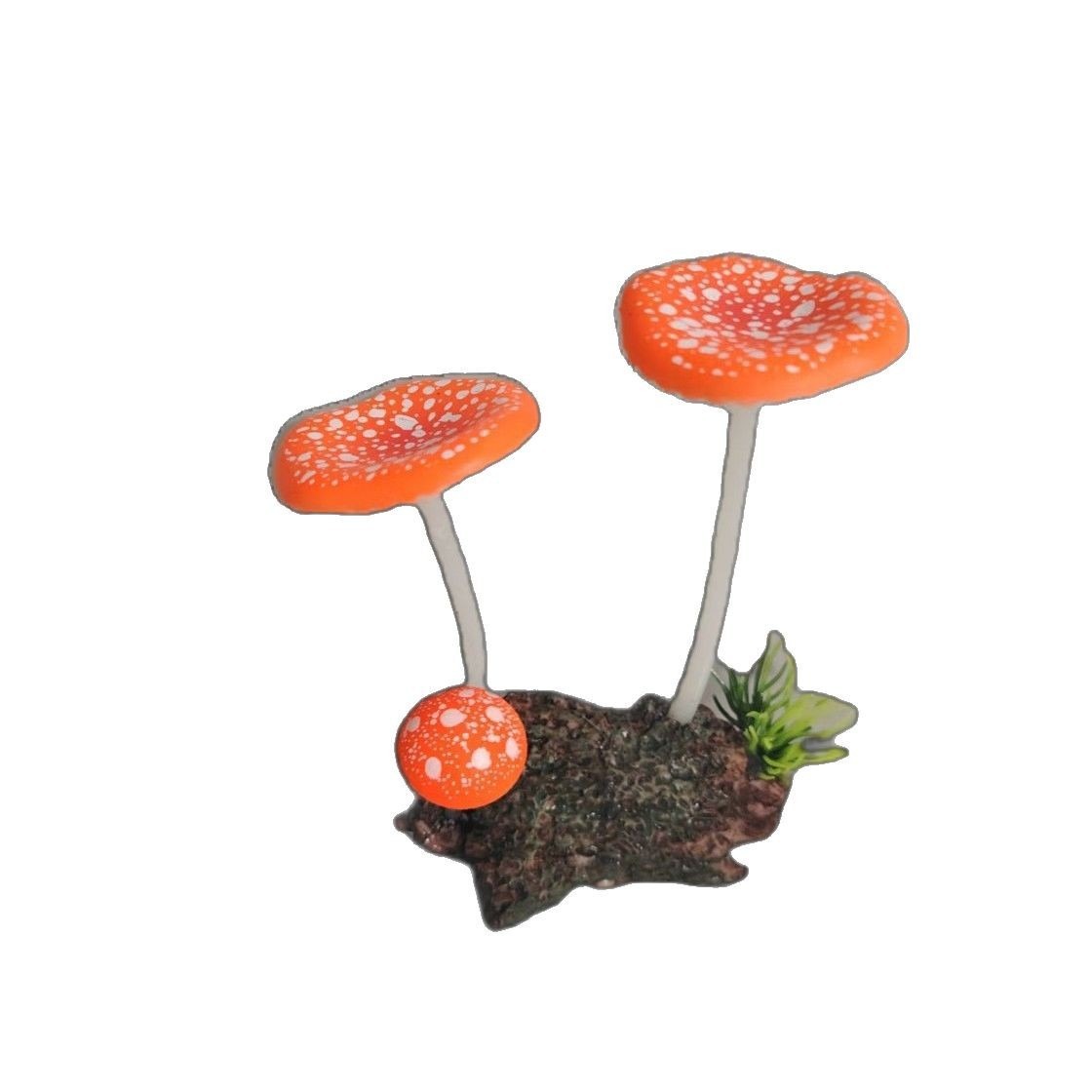 Escenografía de pecera de setas de silicona suave simulación de corteza mesa de arena decoración creativa micro paisaje fábrica de accesorios de bonsái