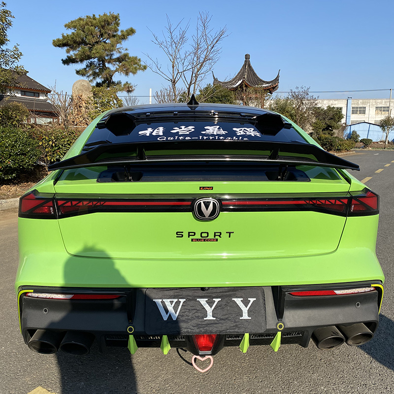 Suitable for Changan univ Blade Rear Wing univ Modified Top Wing Special Trunk Small Pressure Tail Sports Fixed Wind Wing
