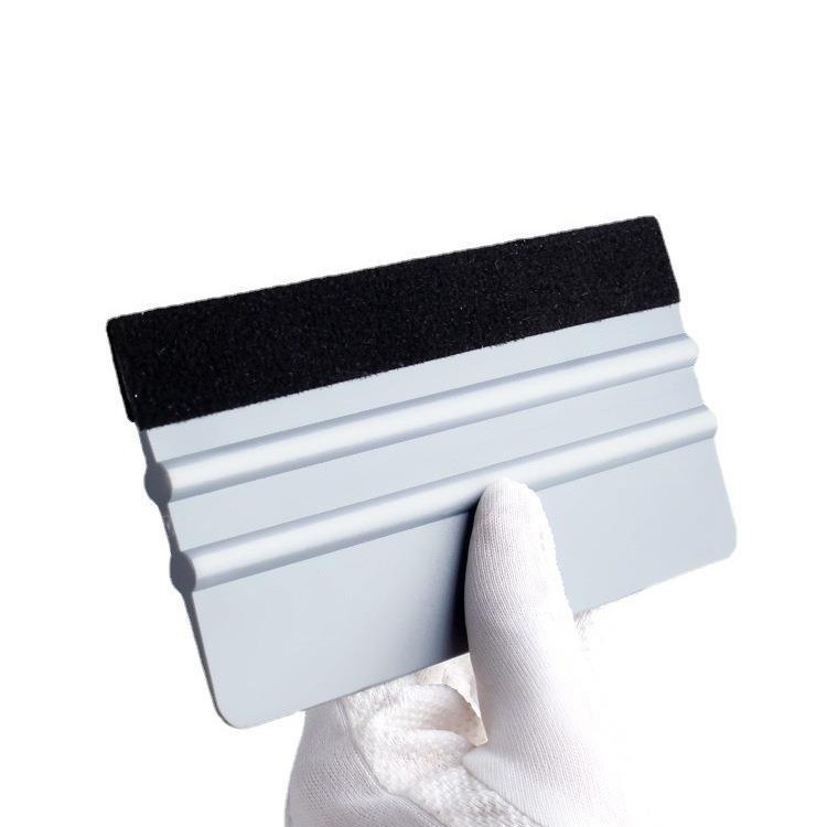 Alargado gran raspador cuadrado coche que cambia de color película herramienta luz ajuste película construcción raspador wallpaper Decal raspador