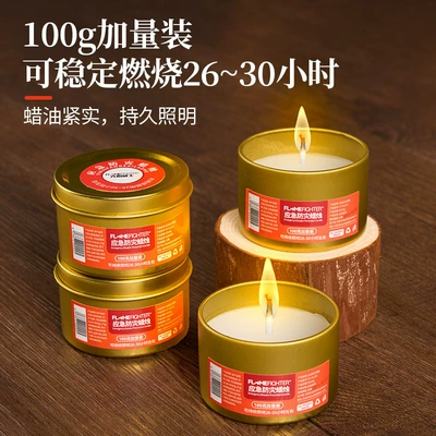 Warrior Emergency Disaster Prevention Candle: Kempinq və səyahət