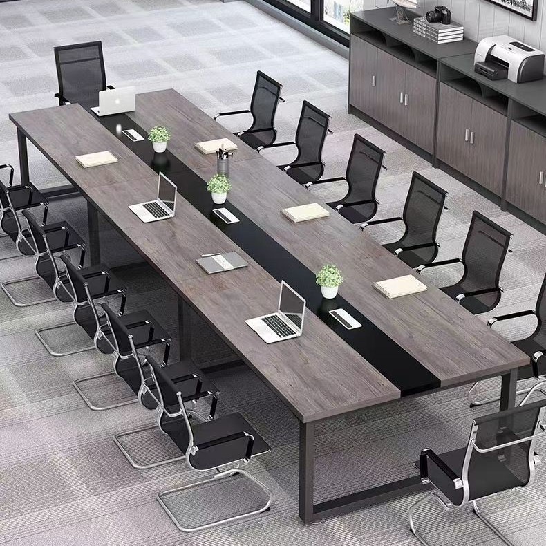 Conference Table Long Table Modern Simple Small Conference Room Table and Chair Combination Rectangular Long Table Workbench Office Desk