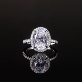 莫桑钻;K金手饰;戒指