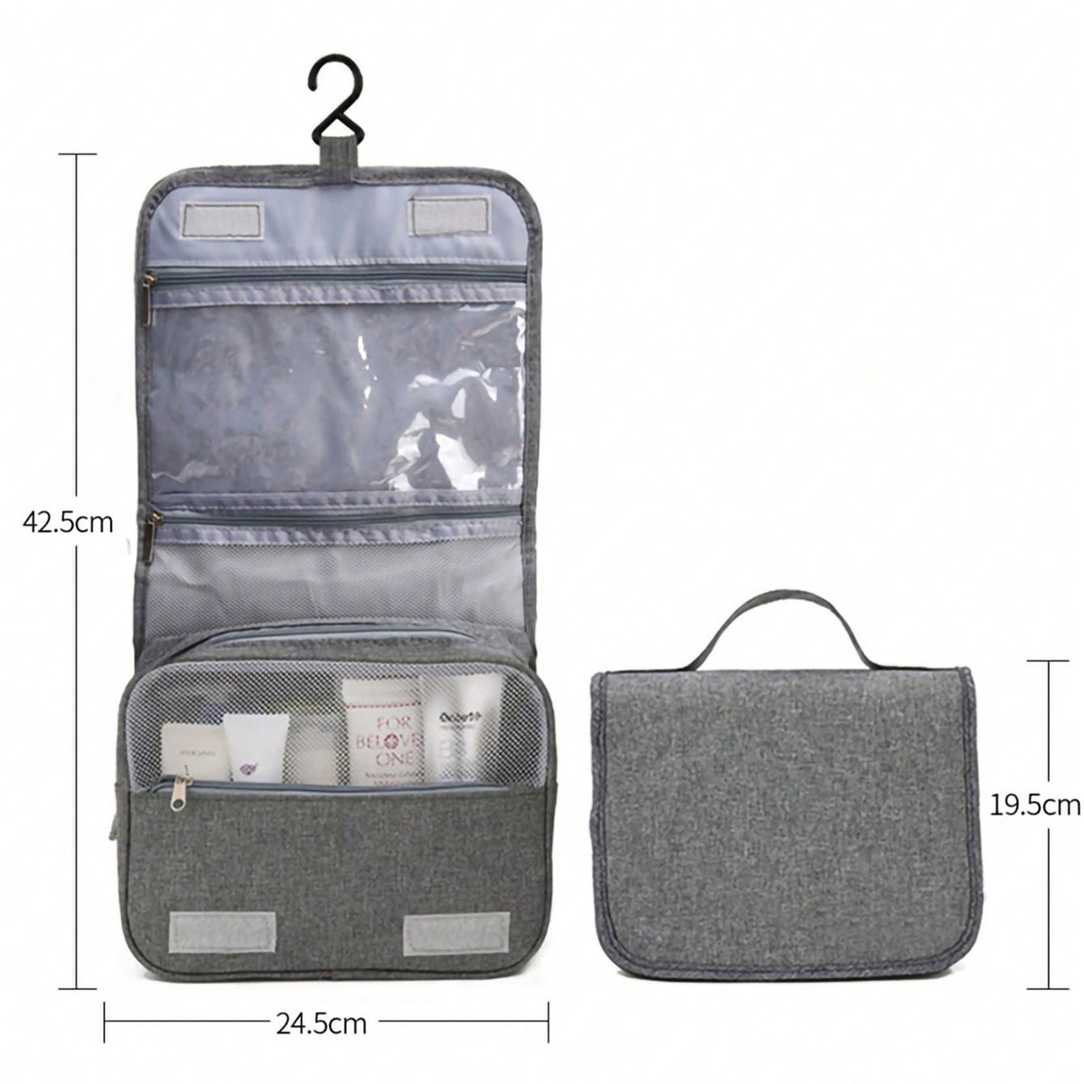 Large Capacity Waterproof Toiletry Bag For Travel Makeup Storage_voghion.com
