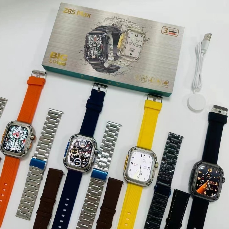El reloj inteligente Z85Max es un modelo privado popular con una duración de batería ultra larga, podómetro deportivo, llamadas por Bluetooth y funciones de reloj inteligente Huaqiangbei.