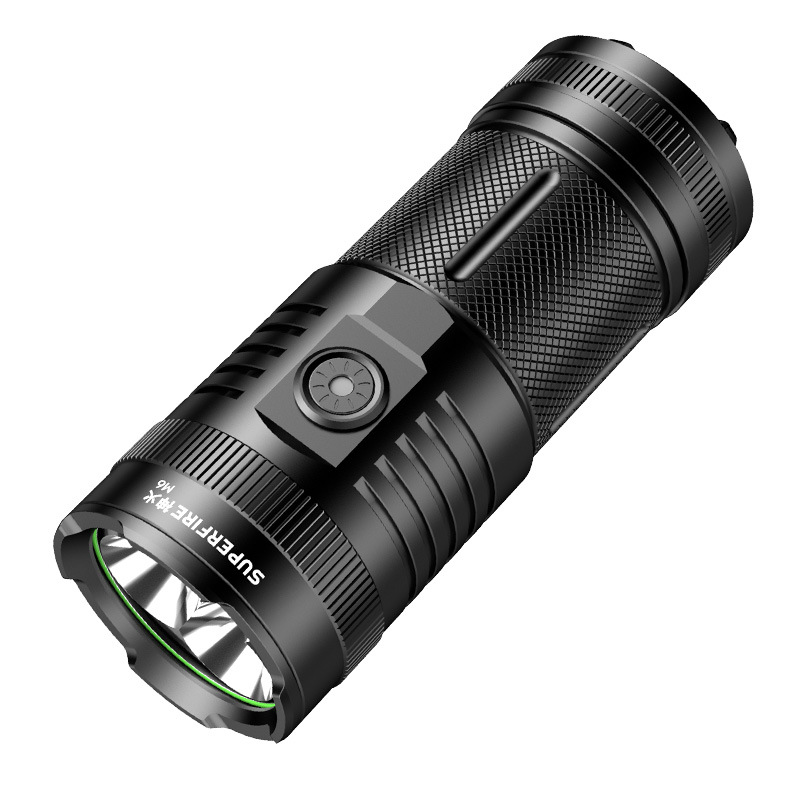 Shenhuo M6 linterna de luz fuerte 45W multifunción recargable LED resalte tiro largo al aire libre impermeable reflector al por mayor