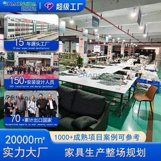 家具厂整场规划大型沙发组装线不锈钢滚筒输送机车间装配流水线