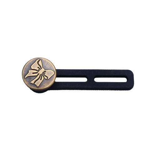 Stretchable waistband buttonless, nail-free jeans button, detachable button universal waist extension, adjustable waistband extender
