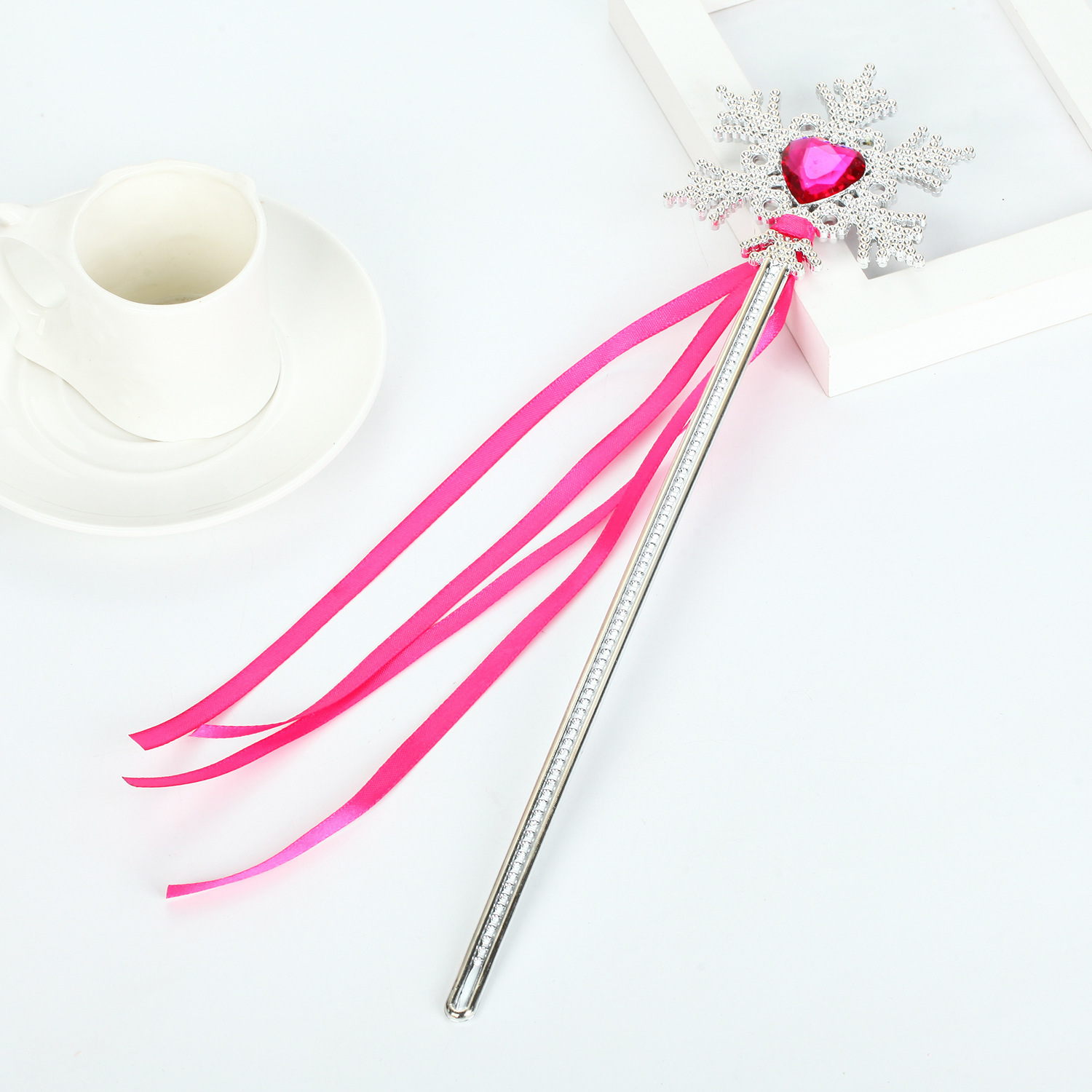 Fábrica de hielo y nieve corona para niños princesa varita mágica para niñas corona de plástico para niños banda de pelo para niñas