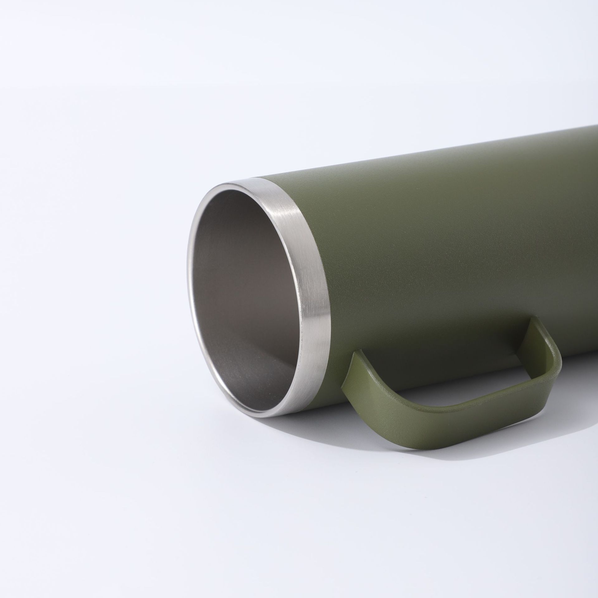 Amazon 12oz taza de huevo de acero inoxidable copa de vino tinto doble vacío en forma de U taza de huevo taza de agua aislada