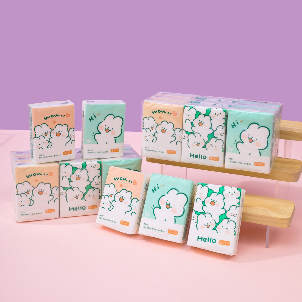 Haro rabbit white paper handkerchief paper 9 pack