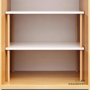 Wardrobe Layered Partition Custom-Made Wooden Tabletop Partition Storage Shelf Cabinet Cabinet Rack