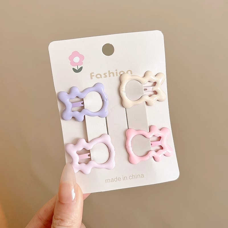 Niñas color caramelo estrellas pinzas de cabello tocado niñas lindas pinzas de cabello frangeo pinzas de cabello niños al por mayor