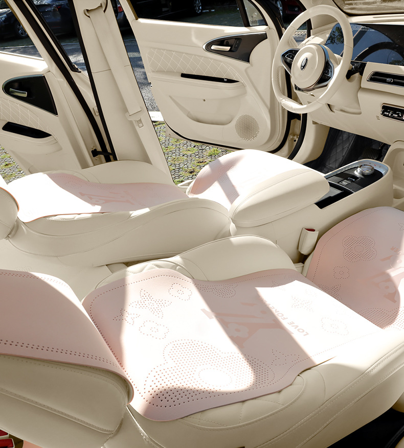 26 Types of Car-Specific Three-Piece Set of All-Season Suede Non-Slip Breathable Seat Covers for Driver, Passenger, and Rear Seats