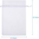 White yarn bag wholesale jewelry yarn bag bundle bag gift bag white organza mesh bag candy bag