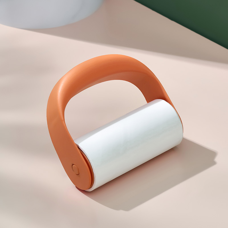 Dispositivo de adherencia del cabello rodillo cepillo de rodillo desgarrable cepillo de depilación pelo que se pega el pelo artefacto papel pegajoso rodar papel de reemplazo de papel de lágrima rollo de papel