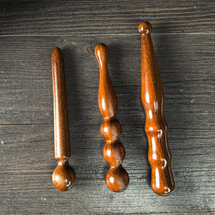 Point stick wooden point stick massage stick foot bottom massage stick mahogany facial meridian massage shop home