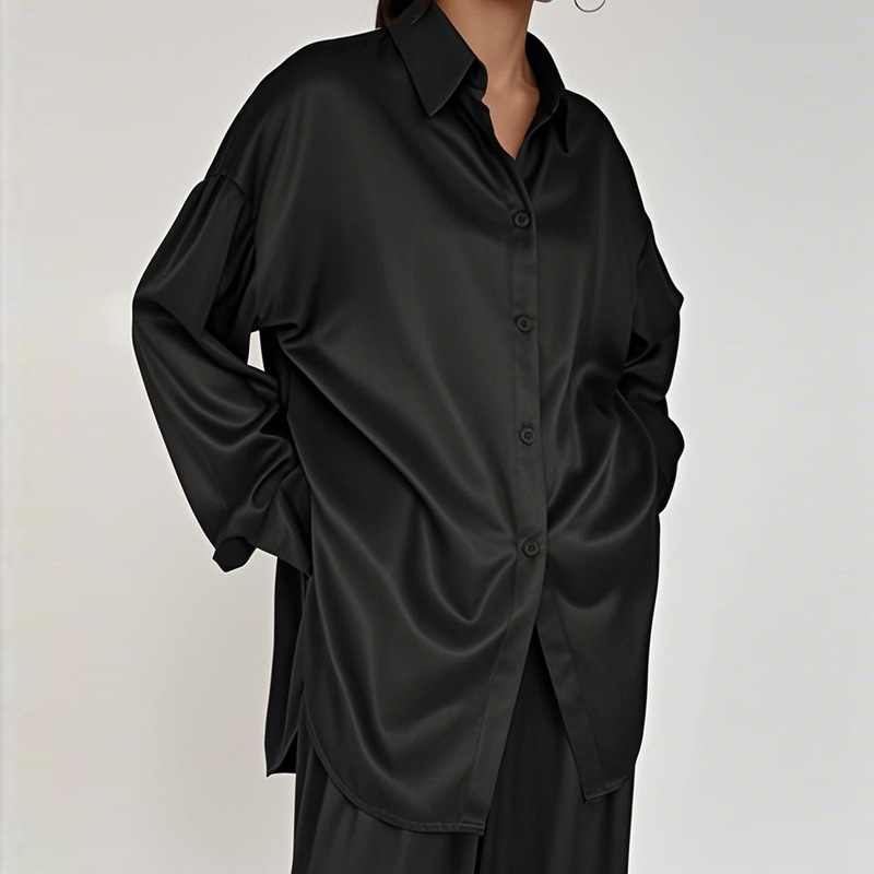 Nuevo cárdigan suelto transfronterizo, ropa a domicilio, cómodos pantalones de solapa de manga larga, traje de dos piezas, ropa a domicilio al por mayor