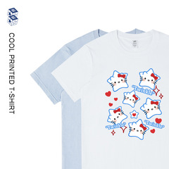 メンズ 日本風 夏の新作 プリント半袖Tシャツ メンズ ゆったり 多用途 ニッチデザインTシャツ トップス レディース ins