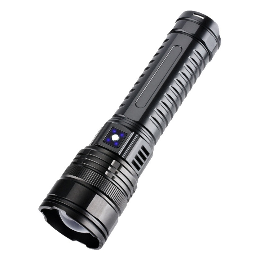 Tiktok caliente super grande linterna láser blanco super brillante de largo alcance led multifunción recargable al aire libre Sky Gun